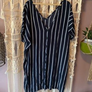 Button Down Swing Dress
